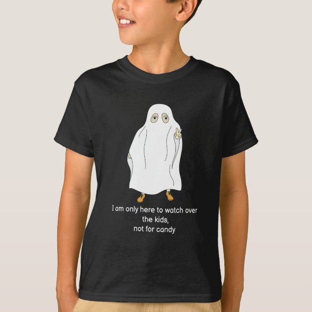 Camiseta Sólo estoy aquí para vigilar al niño de la camiset (Anverso)