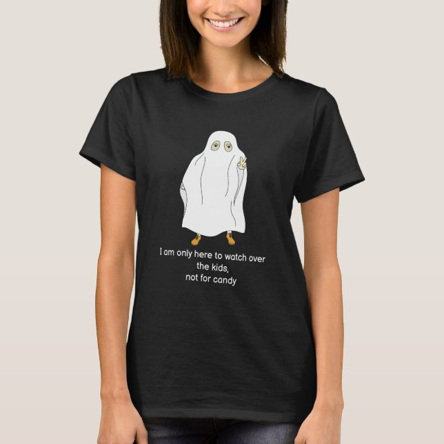Camiseta Sólo estoy aquí para vigilar al niño de la camiset (Anverso)