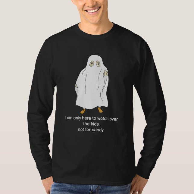 Camiseta Sólo estoy aquí para vigilar al niño de la camiset (Anverso)
