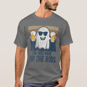 Camiseta Sólo estoy aquí por el divertido bollo para Booze 