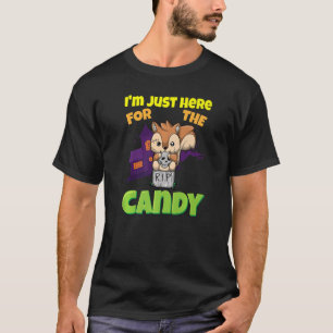 Camiseta Sólo estoy aquí por el monasterio de Halloween de