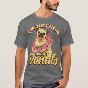 Camiseta Solo estoy aquí por el postre de Donuts Sloth Donu