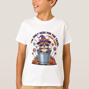 Camiseta Solo Estoy Aquí Por La Basura Quiero Decir Mapache