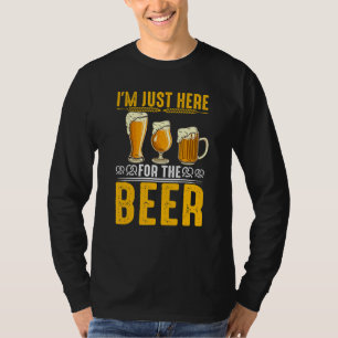 Camiseta Solo Estoy Aquí Por La Cerveza Artesanal Elaboraci