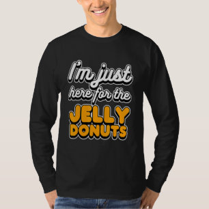 Camiseta Sólo estoy aquí por la comida de Donuts de gelatin