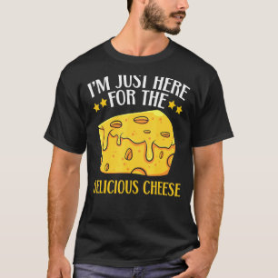 Camiseta Solo estoy aquí por la deliciosa comida gourmet de