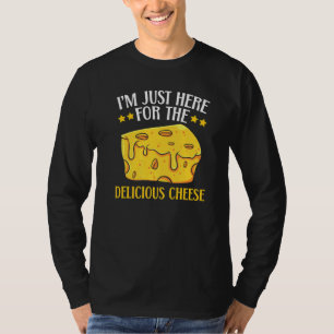 Camiseta Solo estoy aquí por la deliciosa comida gourmet de