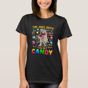 Camiseta Solo estoy aquí por la momia de los dulces dinosau