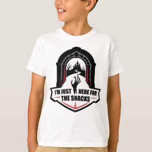CAMISETA "SOLO ESTOY AQUÍ POR LAS GOLOSINAS"