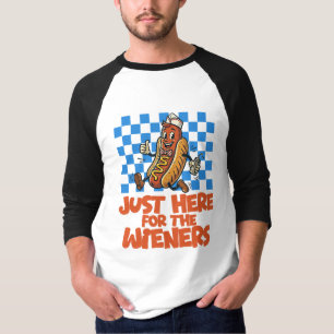 Camiseta Solo Estoy Aquí Por Las Salchichas