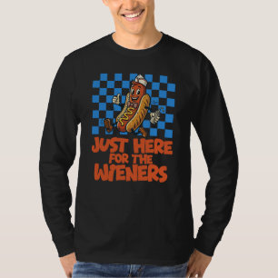 Camiseta Solo Estoy Aquí Por Las Salchichas
