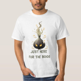 Camiseta Sólo estoy aquí por los abucheos. Cebolla Negra Em