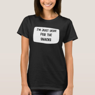 Camiseta Sólo estoy aquí por los bocadillos de fútbol