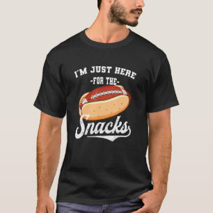 Camiseta Solo estoy aquí por los bocadillos Fantasy Footbal