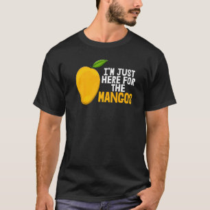 Camiseta Solo estoy aquí por Mangos Funny Sweet Mango Fruit