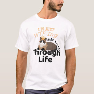 Camiseta Solo estoy en mi camino a través de la vida.