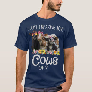 Camiseta Sólo estoy Freilando Vacas De Amor Ok Gracioso Gra