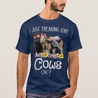 Camiseta Sólo estoy Freilando Vacas De Amor Ok Gracioso Gra
