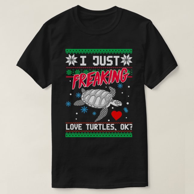 Camiseta Sólo estoy helando tortugas de amor. (Diseño del anverso)