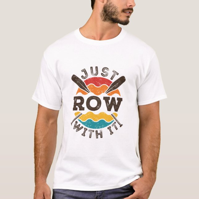 Camiseta Solo Fila Con La Guay Retro Rowing Team Oars (Anverso)