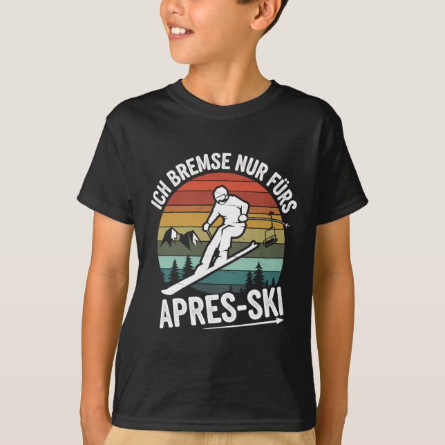 Camiseta Solo Freno Para Esquí De Apres-ski Ri (Anverso)