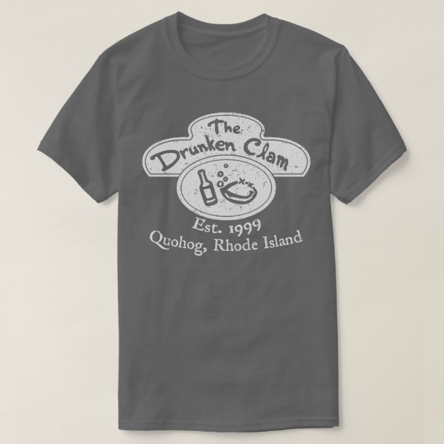 Camiseta Solo frente de clam borrachos (Diseño del anverso)
