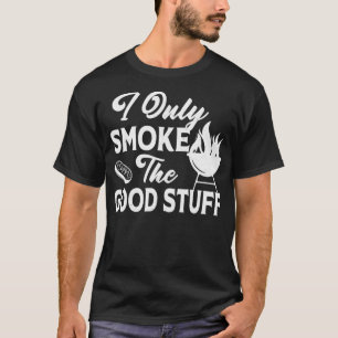 Camiseta Solo Fumo La Buena Cosa Bbq Barbecue Grill Mea