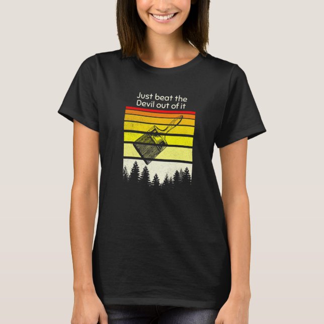 Camiseta Solo Gana Al Diablo De Su Prima (Anverso)