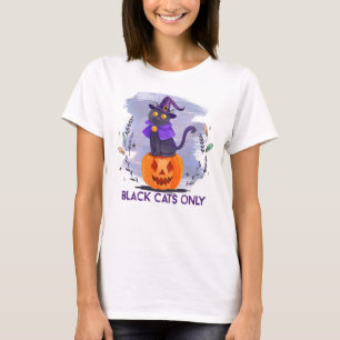 Camiseta Sólo gato negro
