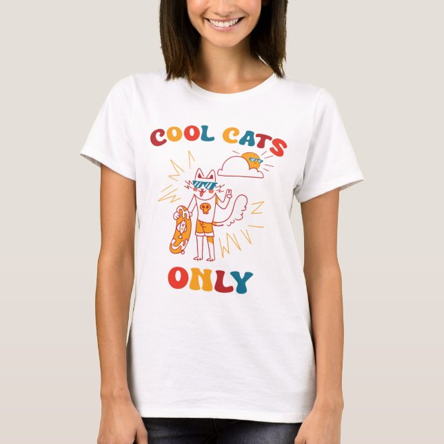Camiseta Solo gatos de Guay (Anverso)