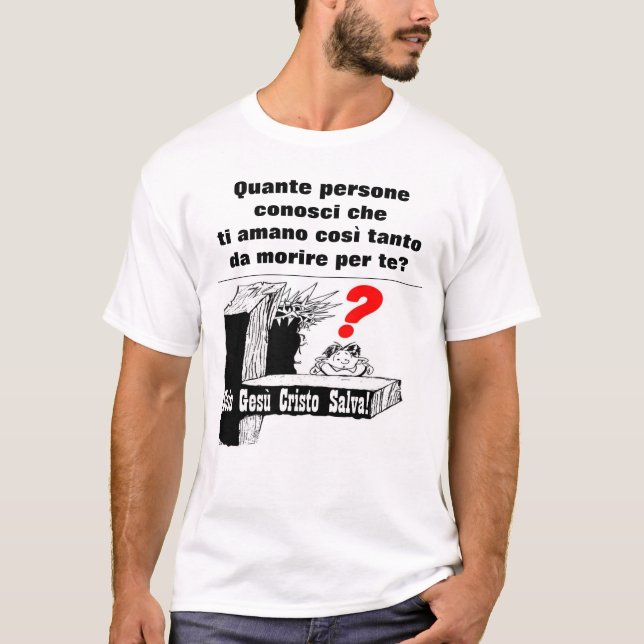 Camiseta Solo Gesù Cristo Salva (Anverso)