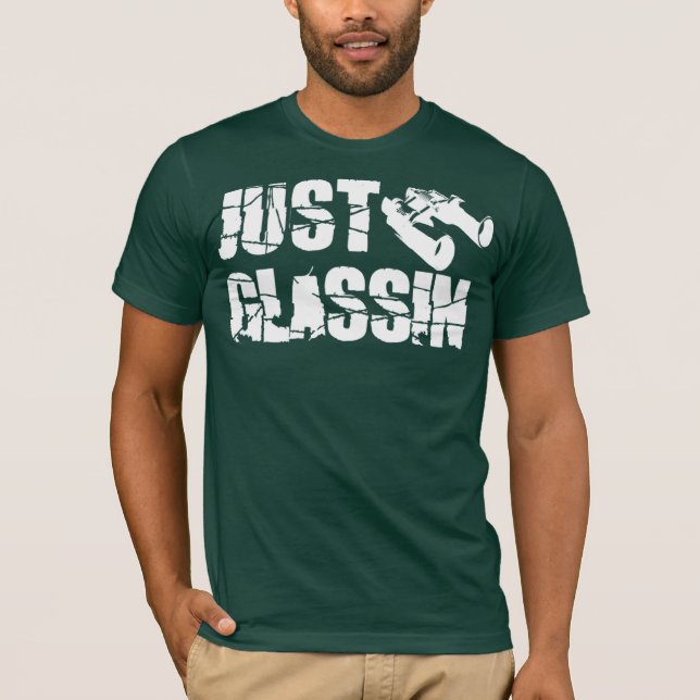 CAMISETA SÓLO GLASSIN (Anverso)
