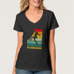 Camiseta Solo Gráfico de Colgar Bouldering Boulder Cli