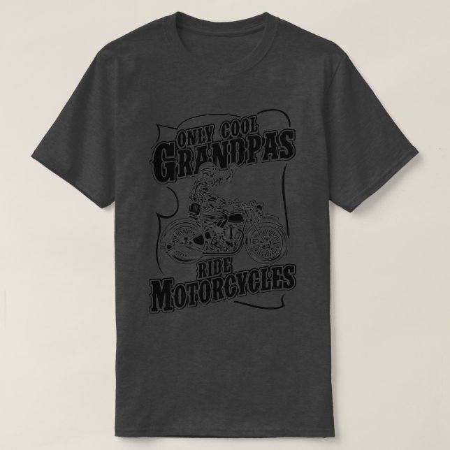 Camiseta Solo Guay Grandpas Ride Motocicleta Mejor Motocicl (Diseño del anverso)