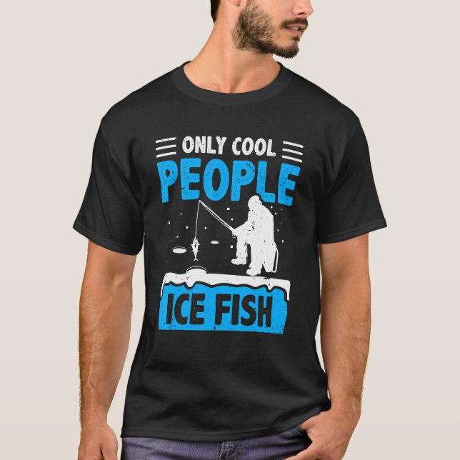 Camiseta Sólo Guay Pez Pesca Pescador De Hielo C (Anverso)