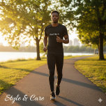 Camiseta Sólo hacerlo Personalizable de instrucción de text<br><div class="desc">Destacar con la declaración de texto "Just Do It" Personalizable Camiseta oscura. Audaz y fortalecedora, este tee presenta una tipografía fuerte en un fondo oscuro y elegante. Ideal para el uso diario o para vibraciones atléticas: personaliza el texto, el tipo de letra o el diseño para crear una camisa que...</div>