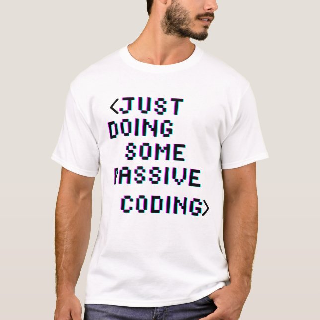Camiseta sólo haciendo una codificación pasiva (Anverso)
