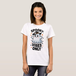 Camiseta Sólo Halloween con vibraciones fantasmales