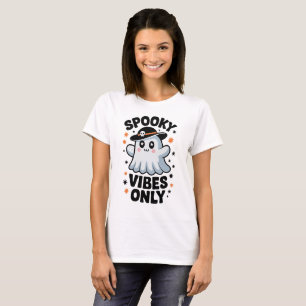 Camiseta Sólo Halloween con vibraciones fantasmales