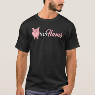 Camiseta Solo Hams Meme Gracioso Cerdo Cerdo Agricultor Hom