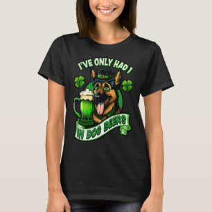 Camiseta Solo he tenido 1 en cervezas de perro pastor alemá