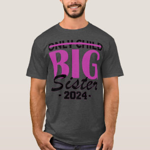 Camiseta solo hermana mayor infantil 2024