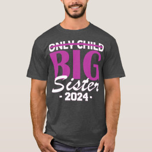 Camiseta solo hermana mayor infantil 2024 1