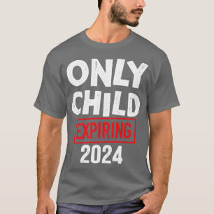 Camiseta Solo hijo que expira 2024 para el nuevo hermano ma