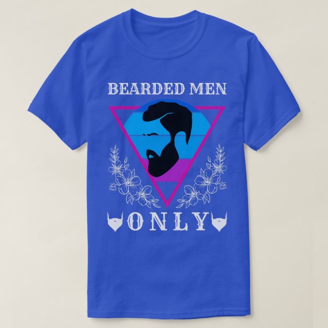 Camiseta Solo hombres con barba 42 (Diseño del anverso)