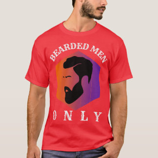 Camiseta Solo hombres con barba 6