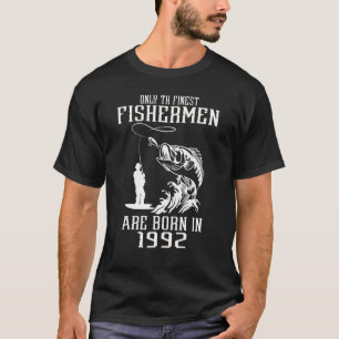 Camiseta Solo Hombres Los Mejores Pescadores Nacidos En 199