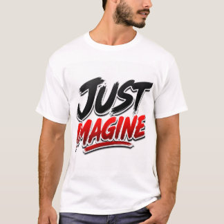 Camiseta Solo Imagina Minimalista Inspiradora