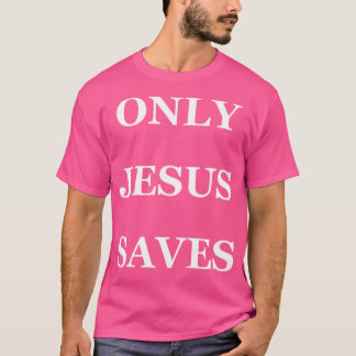 Camiseta Sólo Jesús salva a T