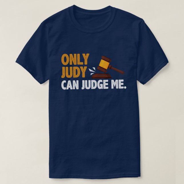 Camiseta Solo Judy puede juzgarme (Diseño del anverso)